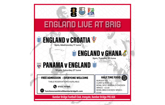 England Live at Brig