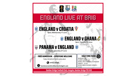 England Live at Brig